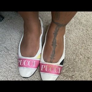 Emilio Pucci logo sneakers / loafers size 37.5